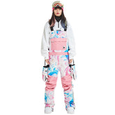 MARKERWAY Women's Insulated Overalls Bib Snow Pants